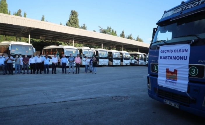 Kastamonu İçin Yardım Tırı Yola Çıktı