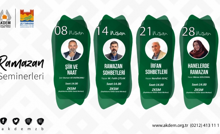 AKDEM’in Ramazan Seminerleri Başlıyor