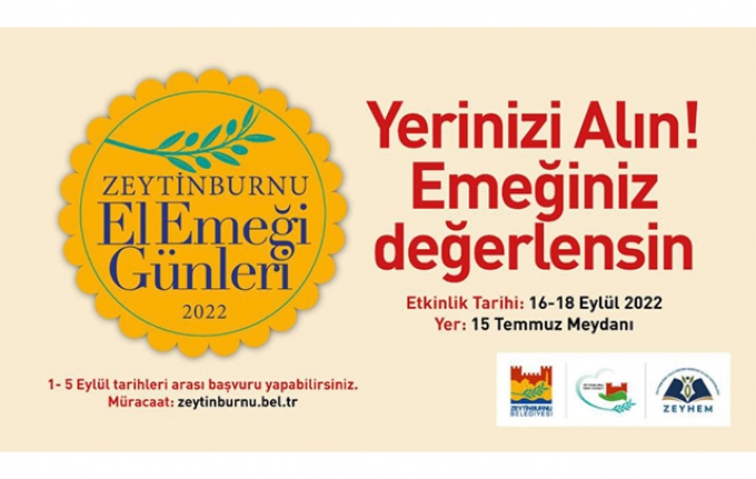 Zeytinburnu El Emeği Günleri’ İçin Kayıtlar Başladı