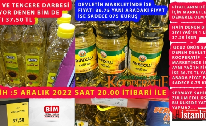 Hayat Pahalılığının Sorumlusu 3 Harfli Marketler Mi ?