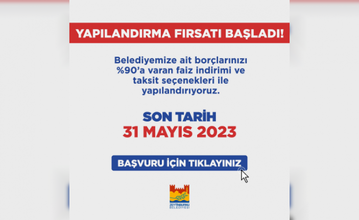 Vergi Borçları İçin Yapılandırma Fırsatı Başladı..!