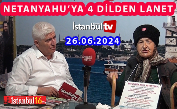 Kuvvacı Fatma Nene 4 Dilden Katil Netanyahu’ya Lanet Okudu  (VİDEOLU)