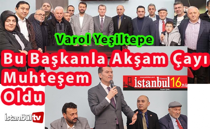 Başkanla Akşam Çayında, Çetiner'in Soruları Damga Vurdu