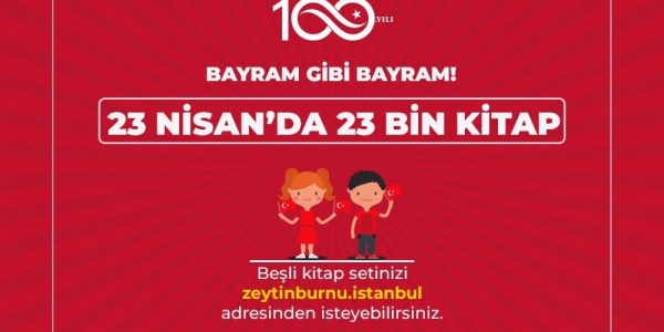 Belediyemizden  23 Nisan’da 23 Bin Kitap Hediyesi ...