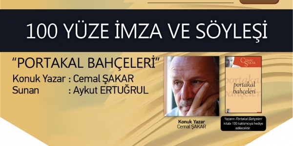 Cemal Şakar Portakal Bahçeleri’ni imzalayacak.