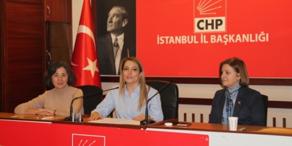 CHP’li Kadınlar şiddeti kınadı