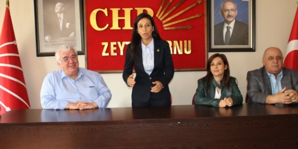 CHP'li vekil Gülay Yedekçi ilçe örgütleri ile iç içe