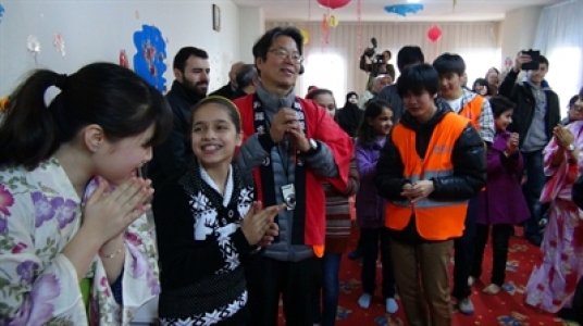  Japon Kimse Yok mu Gönüllüleri, Suriyeli Mültecilere Yardım Eli Uzattı