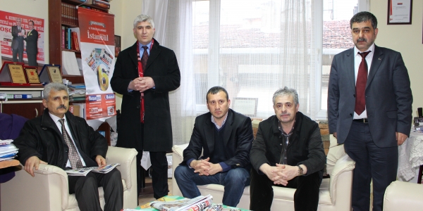 MHP ilçe başkanı Gazetemizi ziyaret etti