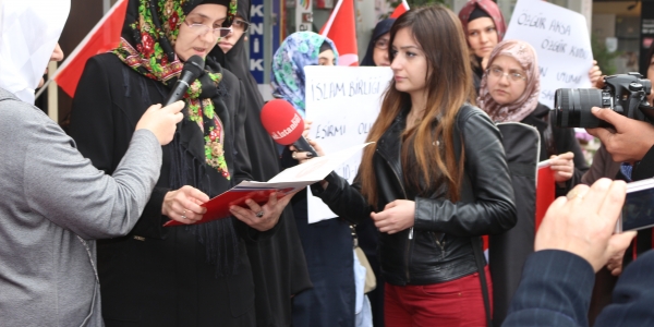 Saadet Partisi Kadın Kollarından Mescid-i Aksa Açıklaması