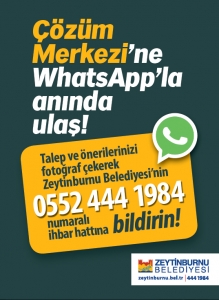 Zeytinburnu Belediyesi’nde WhatsApp Dönemi Başladı