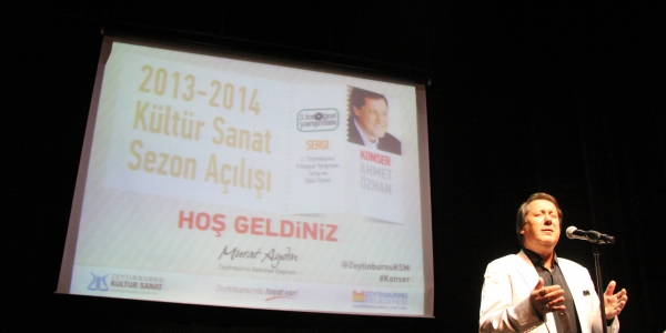 Zeytinburnu’nda sezon Ahmet Özhan konseriyle açıldı