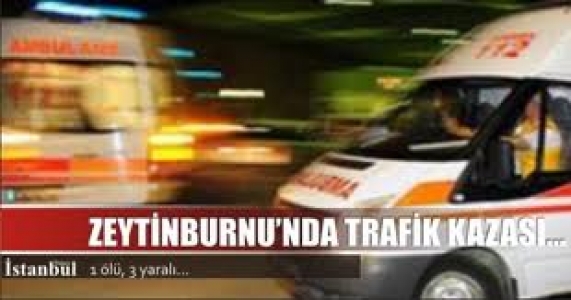Zeytinburnu'nda trafik kazası: 3 yaralı