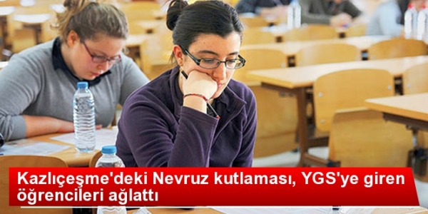  Zeytinburnu'nda YGS'ye Giren Öğrenciler Ağladı