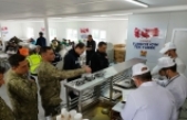 Nurdağı’nda Açılan ‘Mehmet Camlı Aşevi’ Günde 10 Bin Kişiye Sıcak Yemek Dağıtacak
