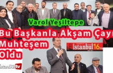 Başkanla Akşam Çayında, Çetiner'in Soruları Damga Vurdu