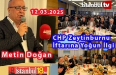 CHP Zeytinburnu İlçe Örgütü’nün İftarı Herkesi Aynı Sofrada Birleştirdi