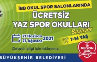 İBB’nin Ücretsiz Yaz Spor Okulları Başlıyor