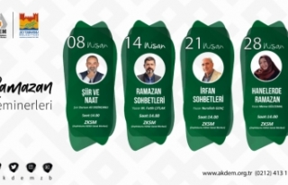 AKDEM’in Ramazan Seminerleri Başlıyor