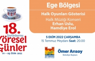 ‘Yöresel Günler’de Ege Bölgesi…