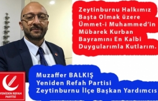 Muzaffer Balkış Kurban Bayramını Kutladı