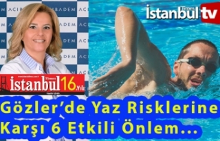 Yazın gözlerinizi korumak ‘elinizde’!