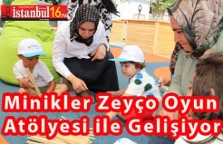 Minikler ZeyÇo Oyun Atölyesi’yle Gelişiyor…