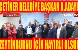 Çetiner: Amacım Zeytinburnu’na Bir Alternatif...