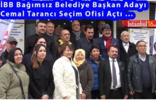 İBB Bağımsız Belediye Başkan Adayı Cemal Tarancı...