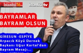 Giresun-Espiye Arpacık Köyü Dernek Başkanından...