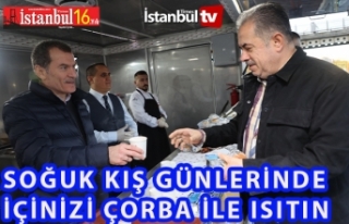Zeytinburnu’nda Gün Sıcak Çorba İkramı İle...