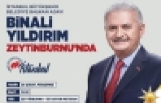 Binali Yıldırım Zeytinburnu'nda