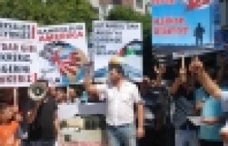 Ceferiler Mescidi AKSA için protesto yaptı