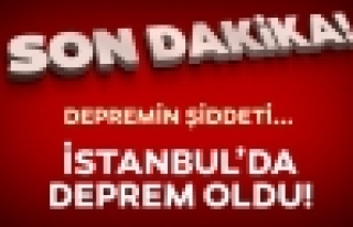 İstanbul ' da Korkutan Deprem