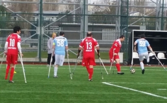 Ampute Futbol Macı Dostça Bıttı : 1 - 1