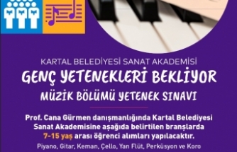 Kartal Belediyesi Sanat Akademisi Genç Yetenekleri Bekliyor