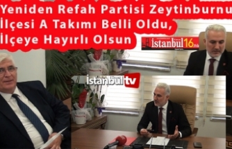 Yeniden Refah Partisi Zeytinburnu’nda Görev Dağılımı Yapıldı