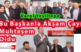 Başkanla Akşam Çayında, Çetiner'in Soruları Damga Vurdu