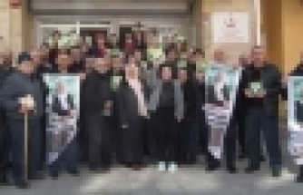 Nadiye Polat'a Yeşiltepe mahalle halkı ve esnaftan büyük destek