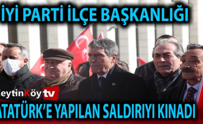 İyi Parti Zeytinburnu Atatürk Heykeline Yapılan Saldırıyı Kınadı