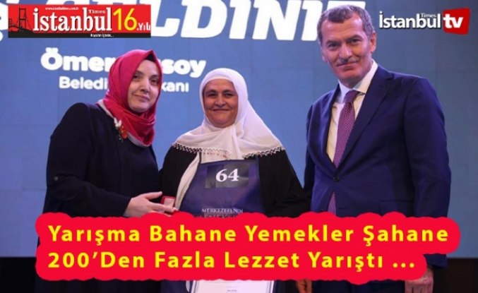 Zeytinburnu’nda Yöresel Yemek Yarışması’nda Lezzetler Yarıştı